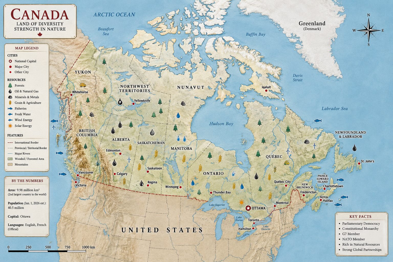 Map of Canada