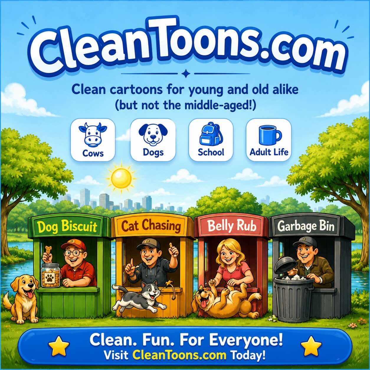 CleanToons.com advertisement