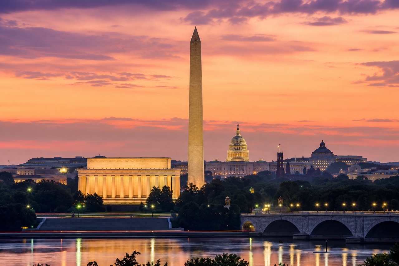 Washington, D.C. and the national monuments of the United States